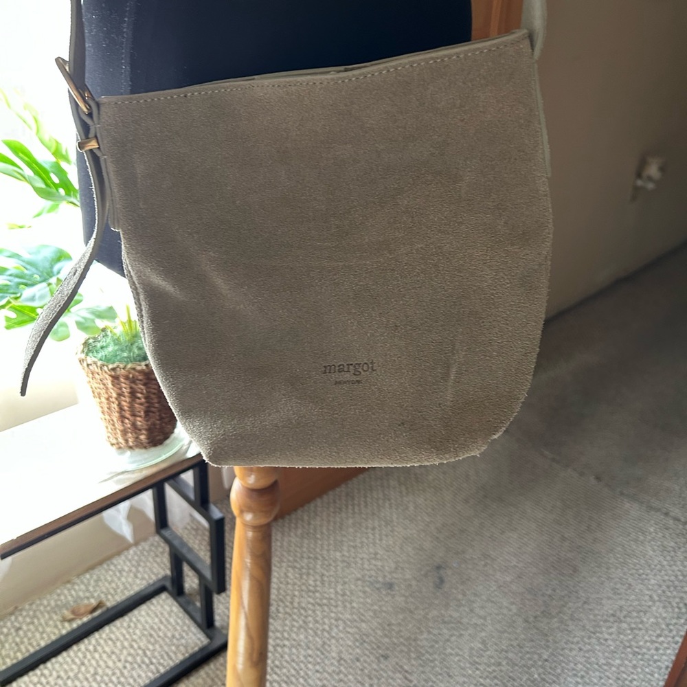 Margot Beige Suede Tote